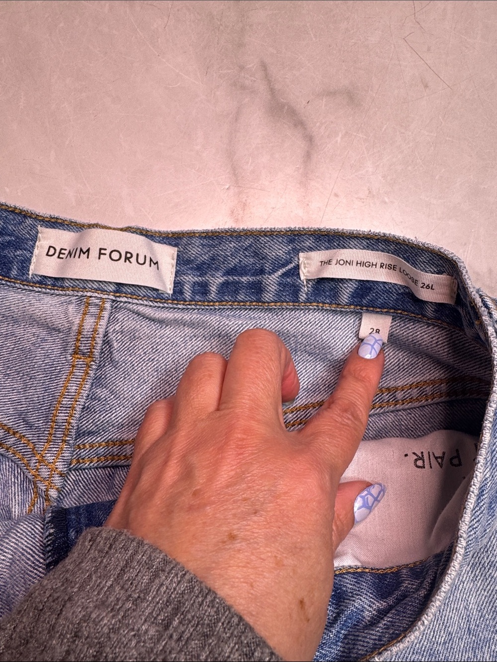 Aritzia Denim Forum The Joni High Rise Loose - Picture 5 of 7
